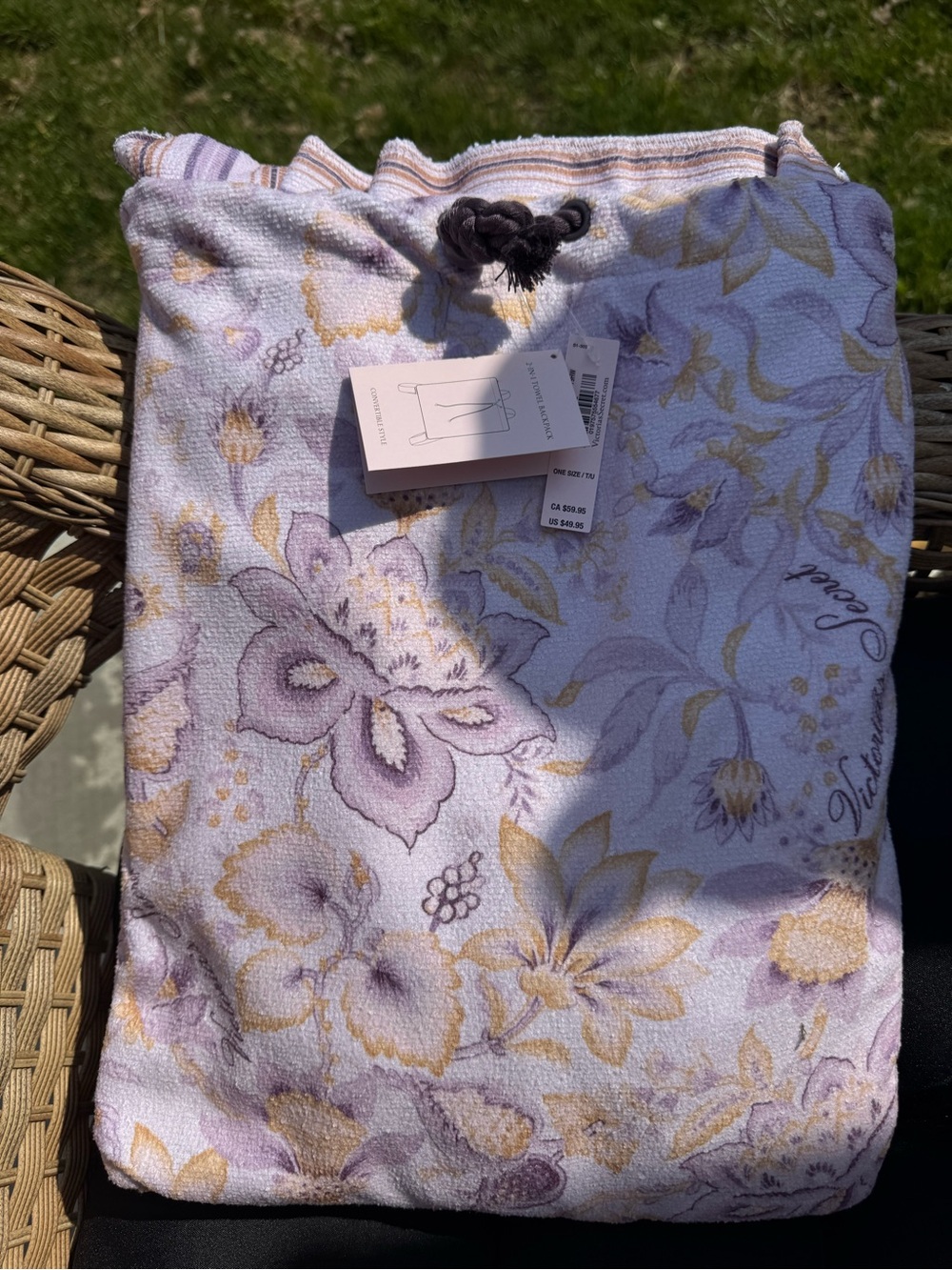 Victoria Secret Towel Backpack
